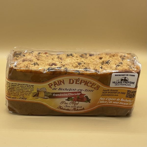 Pain d'épice Chocolat Framboise